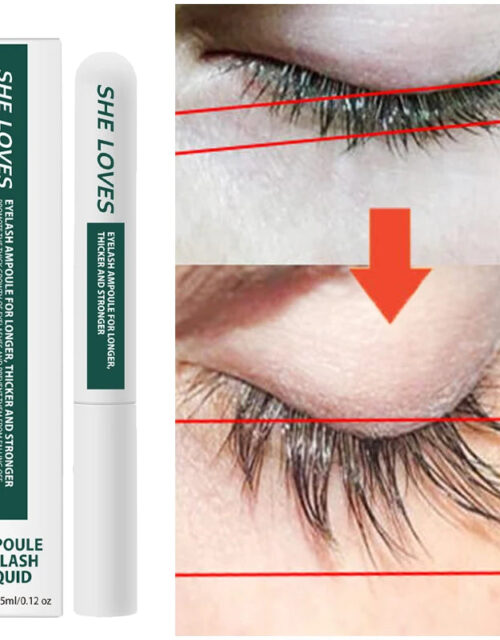 Fast Eyelash Growth Serum 7 Days Natural Eyelash Enhancer Longer Fuller Thicker Lashes Treatment Products Eye Care Makeup