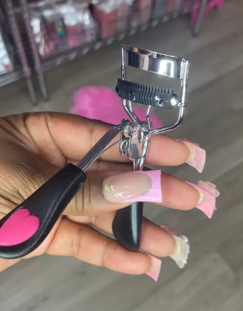 Cute Heart Eyelash Curler, Lash Curler, Eyelash Curler, Pink Lash Curler, Black Lash Curler, Heart Lash Curler, Lash Curler with Comb